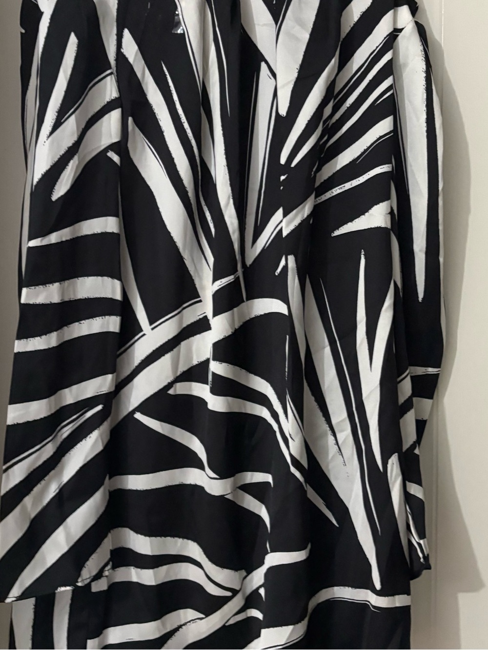 Black & White Printed Women's dress